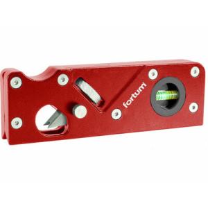 Fortum Hoblík na zrážanie hrán, 2 profilové nože, 155mm, hliník, 4752104