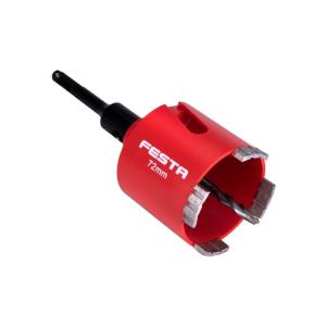 Festa Korunka vŕtacia diamant. segment. 72mm so stopkou SDS plus, 24817