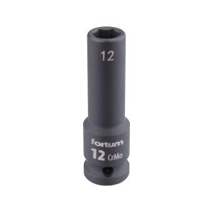 Fortum Kľúč nástrčný rázový, 1/2'', 12mm, 4703212
