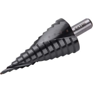 Extol Indzstrial Vrták stupňovitý kobaltový, ø4-39mm / 3mm, 13 priemerov, HSS-Co5,