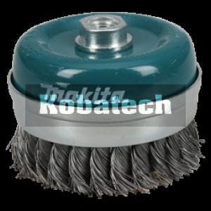 Makita Priemer kefy 60mm, priemer drôtu 0,5mm, ks/bal 1,  max. otáčky  12.500, model 125 / 150 mm Uhlová brúska