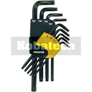 PROXXON  Sada torx kľúčov L - 9diel. TX8-TX50, 23944