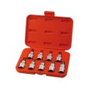 Hlavice nástrčné 1/2", TORX T20-T60, sada 9ks, S2, 8818124