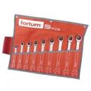 FORTUM sada račňových očko-vidlicových kľúčov 9-dielna, 4720104