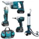 Makita BJS130RFE+BDA350Z+BTD146Z+BML184+P-74544