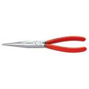 Knipex Kliešte 200 mm polguľaté dlhé s cvikom