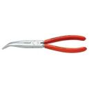 Knipex 200 mm polguľaté zahnuté s cvikom 26 21 200