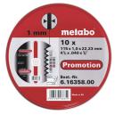 Metabo Rezný kotúč Promotion 115x1,0x22,23 Nerez TF 41-10ks