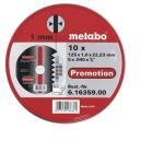 Metabo Rezný kotúč Promotion 125x1,0x22,23 Nerez TF 41-10ks