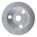 EDMA kotúč brúsny pr.125mm K 36 vyhnutý - Wolframkarbid Strieborná ABRADISC, 092755