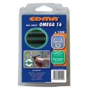 EDMA Spony 044201 poplastované zeleným PVC 1250ks OMEGA 16 