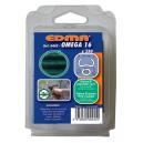 EDMA Spony 044501 poplastované zeleným PVC 250ks OMEGA 16