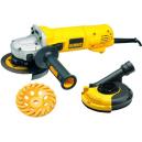 DeWalt D28135 úhlová brúska 125 mm+kryt na odsávanie+kotúč na brúsenie betónu