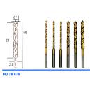 Proxxon vrtáky so špičkou 1,5-4,0 mm HSS-Tn sada 6 ks 28876