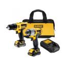 DeWalt DCK211C2T Combo sada aku vŕtačka /skrutkovák + rázový uťahovák 10,8V