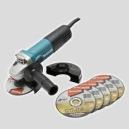 Makita Brúska uhlová 125mm 840W s antireštartom, 9558HNRX1