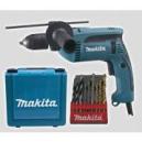 Makita Vrtačka príklepová 680W so sadou vŕtákov, HP1641K1X