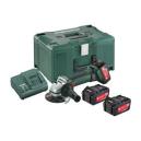 Metabo set W 18 LTX 125 Quick AKU uhlová brúska 3x4Ah Metalock, 602174960