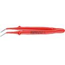 Knipex Precízna pinzeta VDE izolovaná 150 mm , zahnutá 92 37 64
