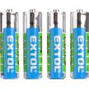 Extol Batéria zink-chloridová 4ks, 1,5V, typ AA, 42001