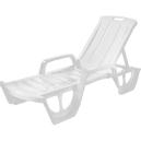 Lehátko Curver FLORIDA, bielé, plast, 802333