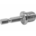 Extol Premium Adaptér z M14 na šesťhrannú 1/4" stopku, 8803699