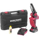 Worcraft Píla CHS-S20LiBPM ShareSYS, 20V Li-Ion, ručná, mini reťazová, bezuhlíková, lišta 15 cm, SET v kufri, 114853