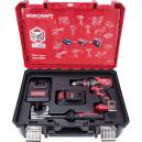 Worcraft Sada XCUBE004 Toolbox, Skrutkovač bezuhlíkový CHD-S20LiBH, 1x 4.0 Ah aku. 1x nabíjačka, 114871