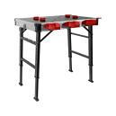 Fortum Stôl pracovný skladací, max. 450kg, 845x598x735-885mm, fixačné otvory, 4759990