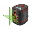 Fortum Laser líniový, krížový samonivelačný, zelený, 1H1V, Li-ion akumulátor, 478028
