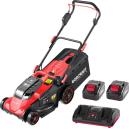 Worcraft Kosačka CLM-S40LiBH ShareSYS, 2x20V Li-Ion, 430 mm, 50 lit., bezuhlíková, SET 2x4.0 Ah aku + rýchlonabíjačka, 1111635 