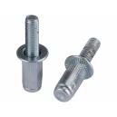 Fortum Skrutky nitovacie pozinkované, M4x12mm, 50ks, 4770674