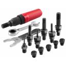 Fortum Nadstavec na nitovanie 2v1, nity 2,4-6,4mm, matice M3-M12, CrMoV, 4770667