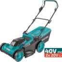 Extol Industrial Kosačka na trávu aku Share20V, 2x 2Ah, šírka kosenia 43cm, bezuhlíkový motor,  8791902