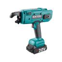 Extol Industrial Viazač armatúr aku Share20V, 1x 4Ah + 1x 1,5Ah , drôt 0,8mm, oko 8-34mm, bezuhlíkový motor,