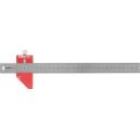 Strend Pro Pravítko tesárske Premium, 300 mm, nastaviteľný doraz, s magnetom, 2160382